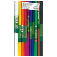 Koh-i-noor crêpepapier glad, 10 stuks in kleurenmix