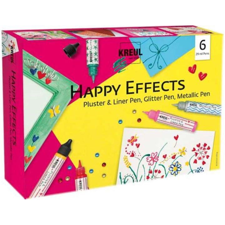 KREUL 3D Effect Paint Set of 6