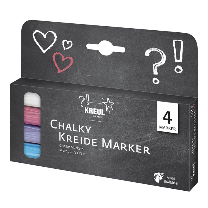 KREUL Chalk Markers, Set of 4