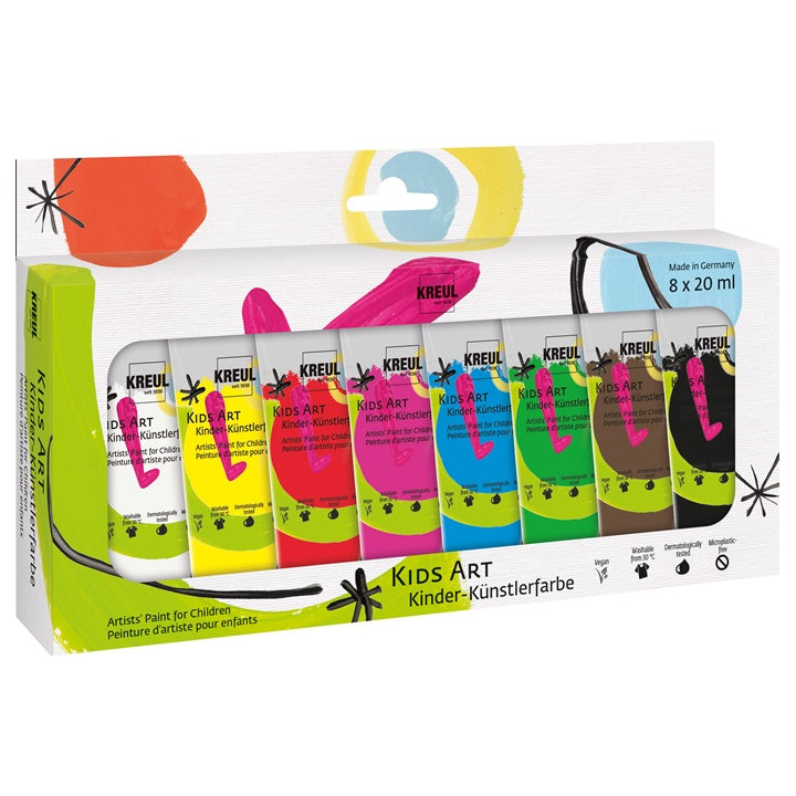 KREUL Children's Paint Set, 8 x 20 ml — Image 5