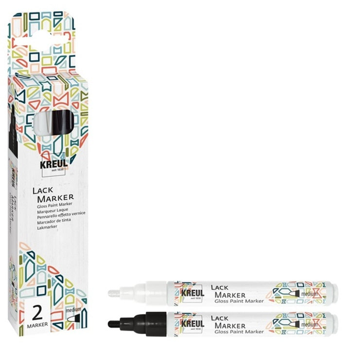 Kreul Gloss Paint Marker Set of 2 - Image 2