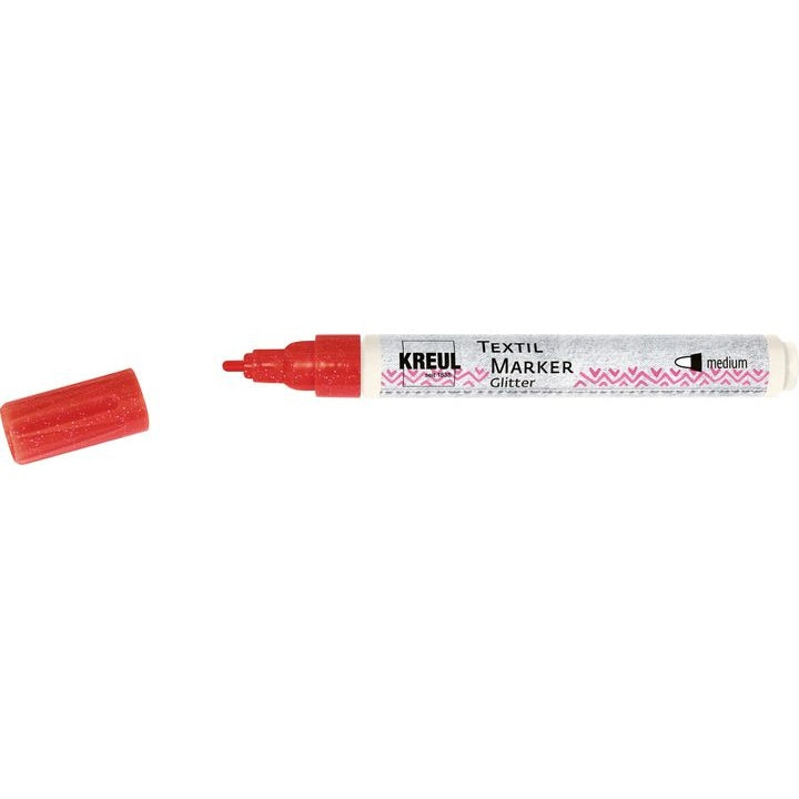 Kreul Medium Glitter Fabric Paint Pens | various shades — image 1