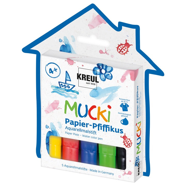 KREUL MUCKI Paper Markers, Set of 5