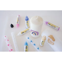 Kreul kaarsenverfstiften Hello Baby, set van 6 × 25 ml – afbeelding 3