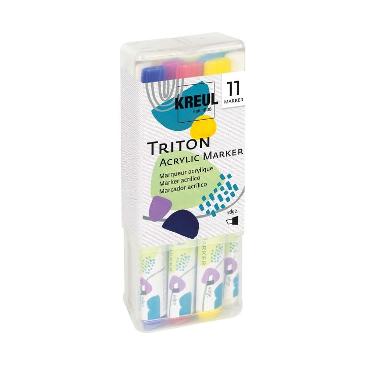 Kreul Solo Goya Triton Edge Acrylic Paint Pens, Set of 11