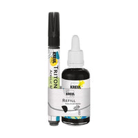 KREUL Triton Acrylic Marker Refill, Black Set