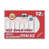 KOH-I-NOOR wit schoolbordkrijt, 12 stuks