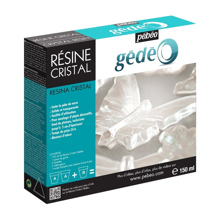 Pébéo Gédéo kristalheldere giethars, set van 300 ml