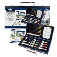 Royal & Langnickel acrylverfset voor beginners in houten kist