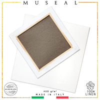 Linnen schildersdoek op spieraam MUSEAL, 400 g/m²