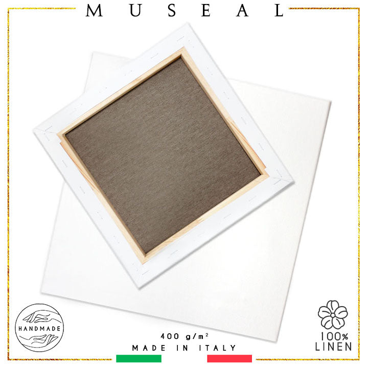 Linnen schildersdoek op spieraam MUSEAL, 400 g/m²