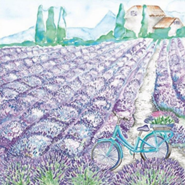 Lavender View Decoupage Napkins - 1 pc
