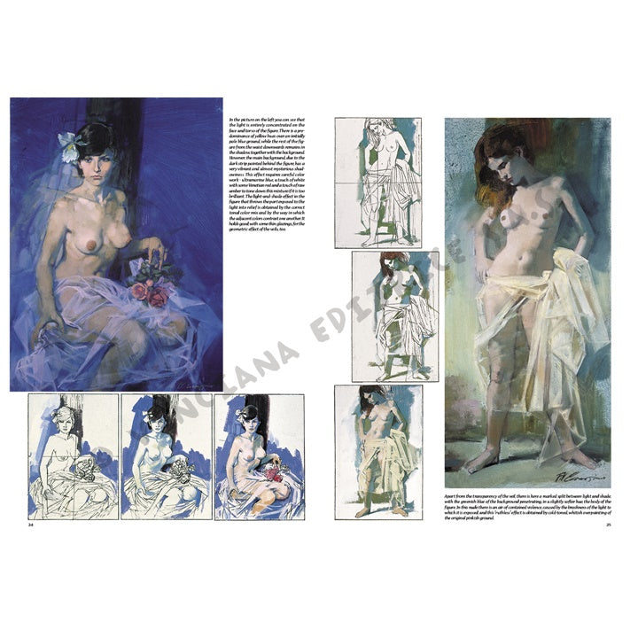 Tekenboek Leonardo Collection 08 Naakten, 24,4 × 34,4 cm – afbeelding 5