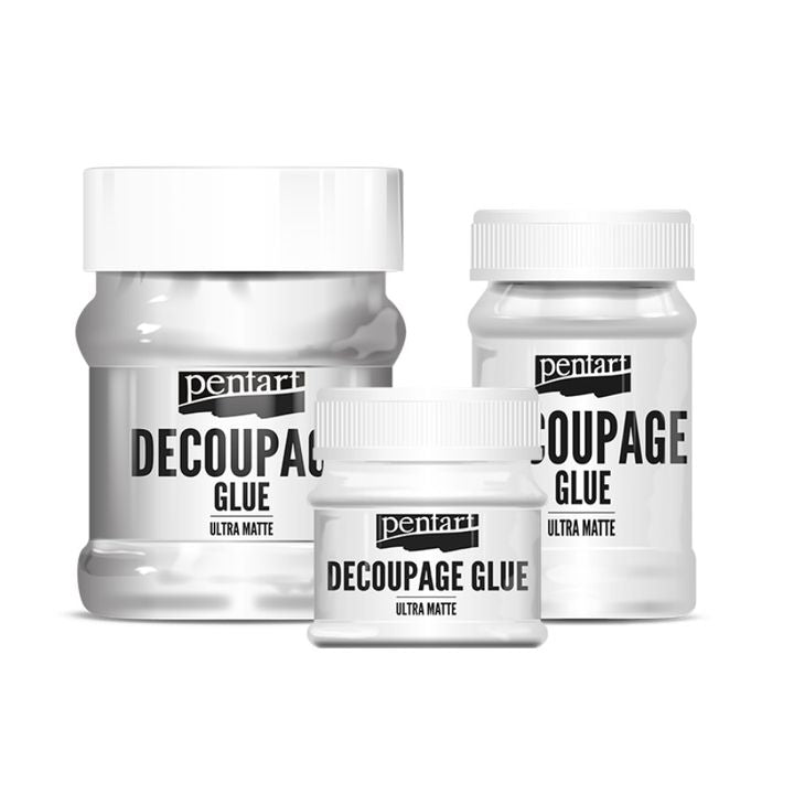 Pentart decoupagelijm en vernis ultramat 50 / 100 / 230 ml