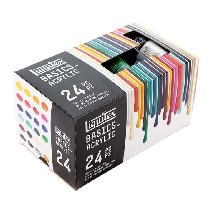 Liquitex Basics Acrylic Paint Set - 24 x 22 ml
