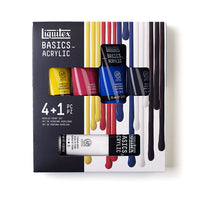 Liquitex Basics Acrylic Paint Set / 4x75 ml + 1x118 ml