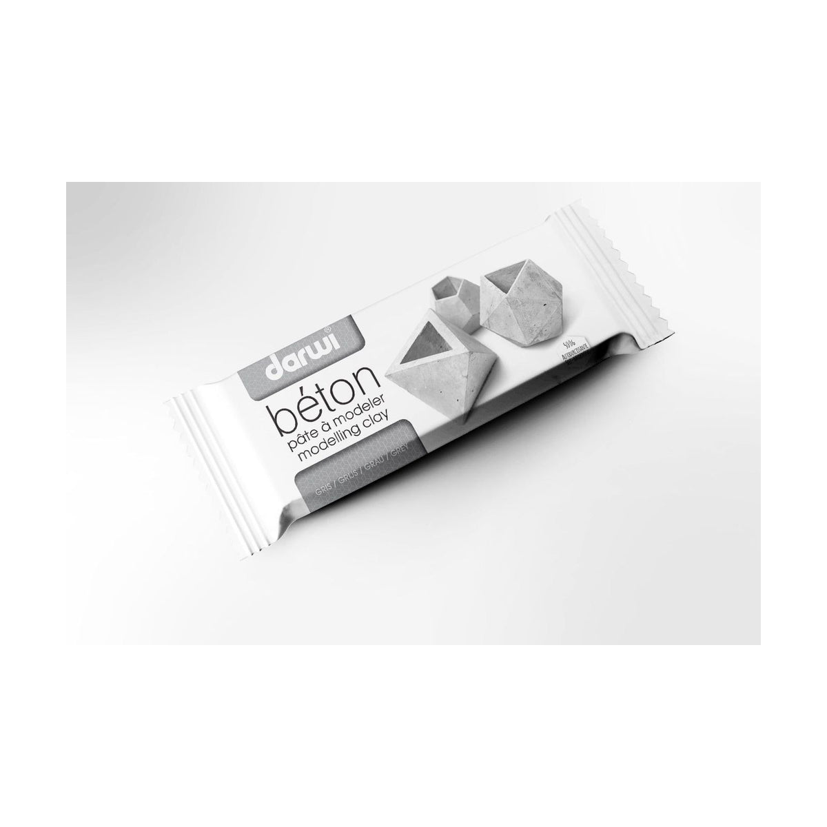 Luchtdrogende klei DARWI betonlook 500 g
