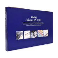 LUKAS Aquarell 1862 aquarelverfset, 70 halve napjes in doos