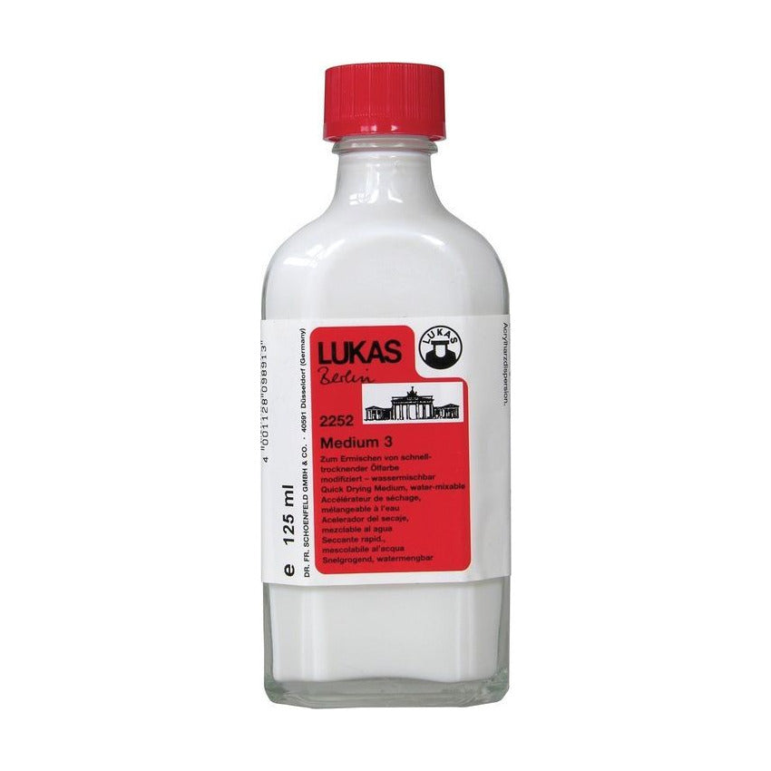 LUKAS Berlin Medium 3 voor watervermengbare olieverf 125 ml