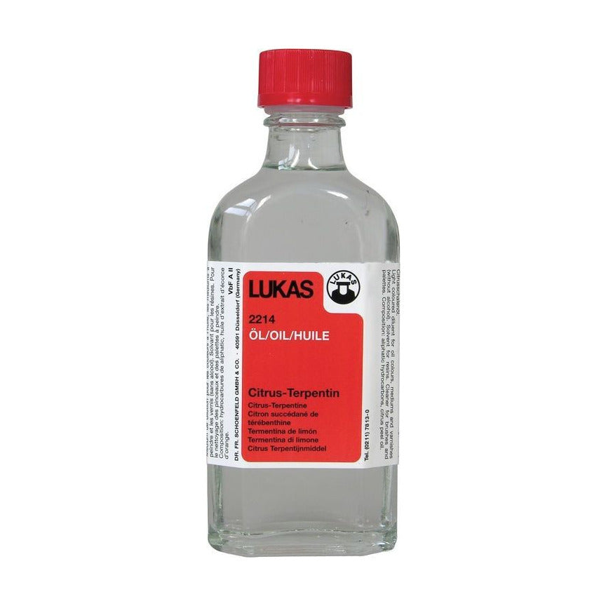 LUKAS citrusoplosmiddel voor olieverf 125 ml