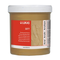 LUKAS metallic structuurpasta 250 ml – Brons
