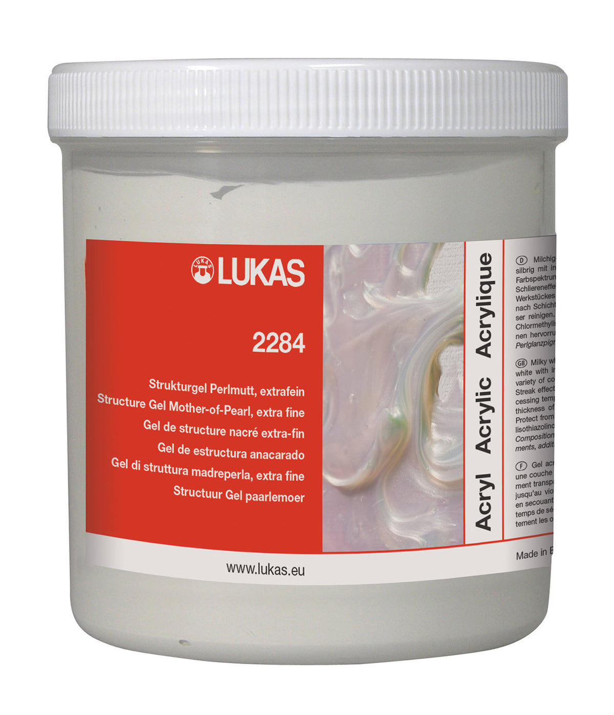 LUKAS Mother of Pearl structuurgel 250 ml