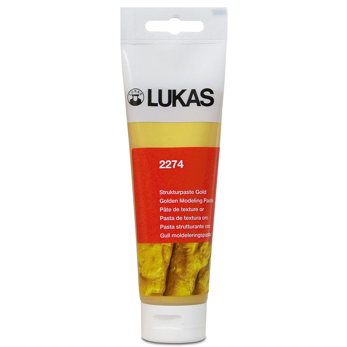 LUKAS structuurpasta goud 125 ml