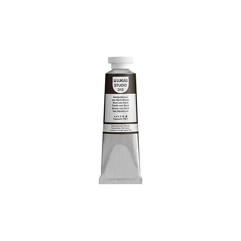 LUKAS Studio olieverf Daler-Rowney 37 ml – Van Dyck Brown