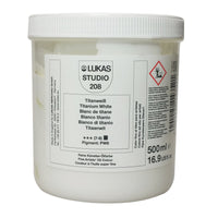 LUKAS Studio olieverf titaanwit 500 ml