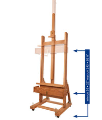Mabef atelierezel met slinger, draagvermogen 40 kg