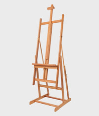 MABEF atelierezel ombouwbaar tot tafel, doeken tot 180 cm