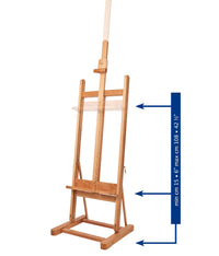 Mabef atelierezel type H van beukenhout, tot 242 cm