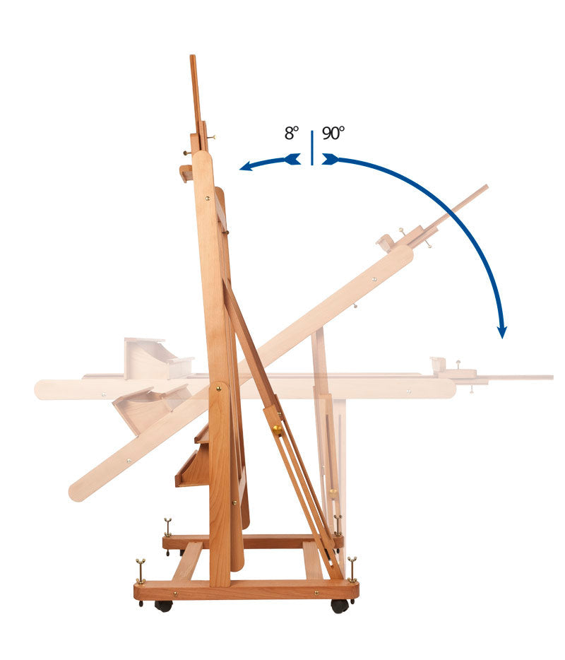 MABEF Convertible H-Frame Studio Easel