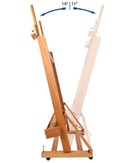Mabef dubbele atelierezel type H met slinger, 40 kg