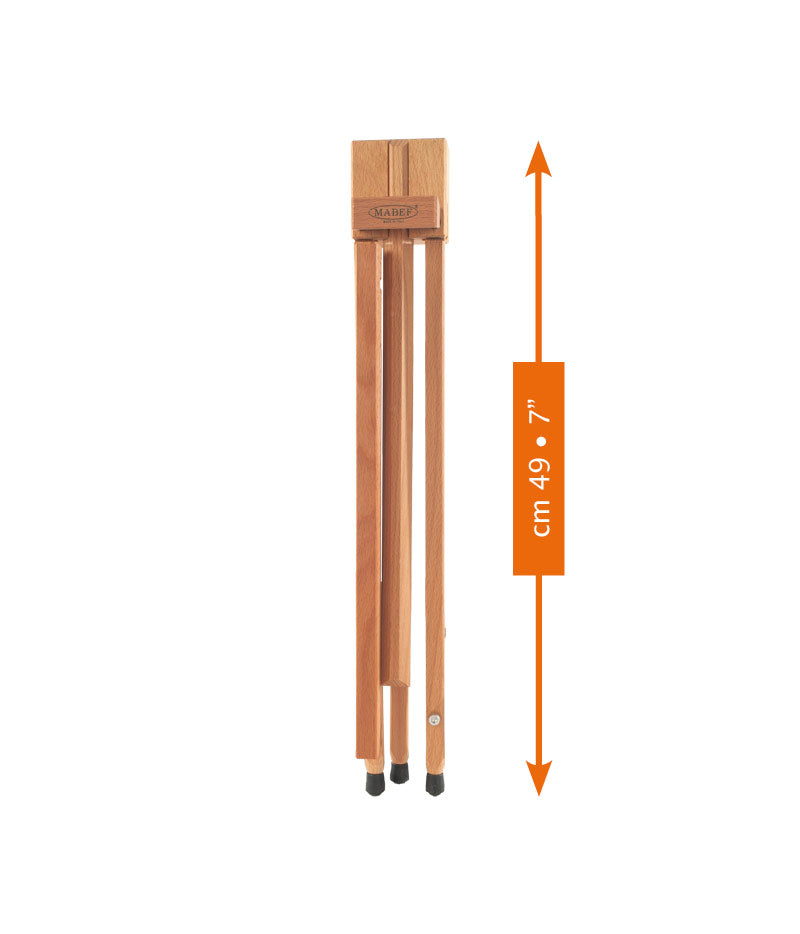 MABEF tafelezel inklapbaar, gestoomd en geolied beukenhout – afbeelding 3