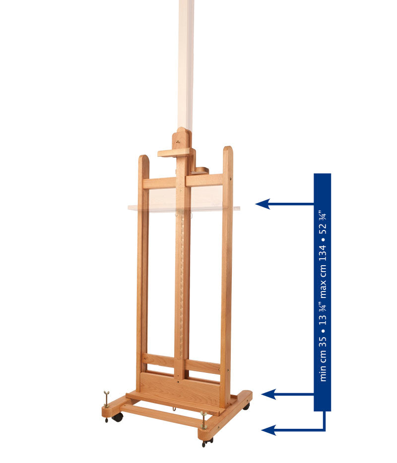 MABEF Studio grote dubbelzijdige atelierezel, geolied beukenhout – afbeelding 4