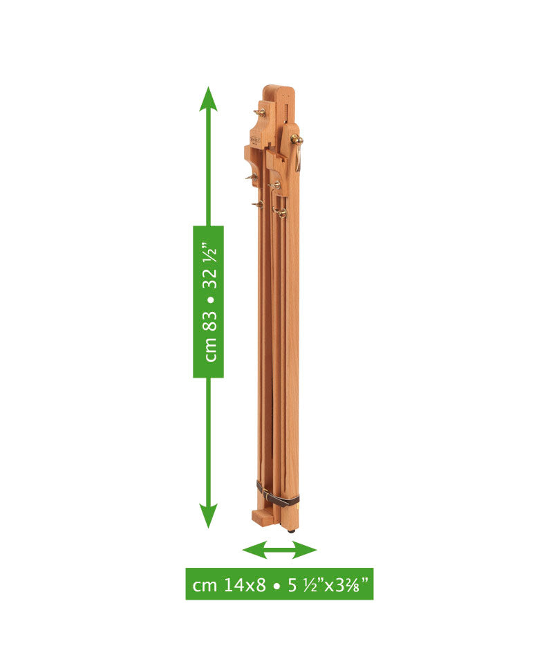 MABEF Universal veldezel inklapbaar, geolied beukenhout – afbeelding 3