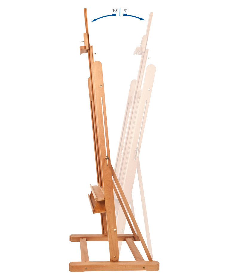 Mabef Workshop atelierezel van beukenhout, doek tot 215 cm