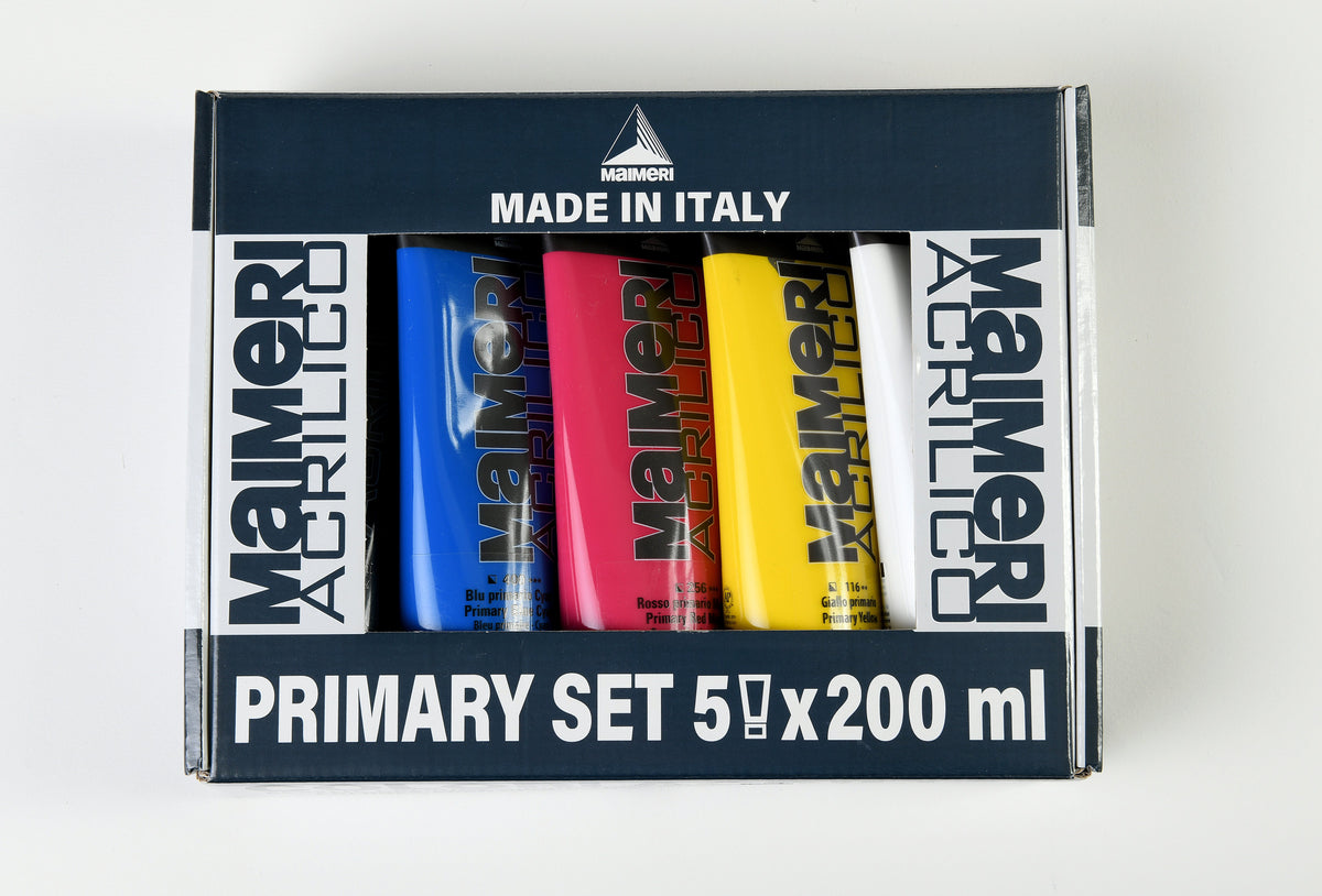 Maimeri Acrilico acrylverfset Primary 200 ml