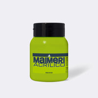 Maimeri Acrilico acrylverf 500 ml – Permanent geelgroen