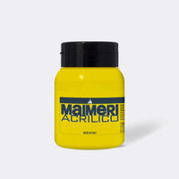 Maimeri Acrilico acrylverf 500 ml – Permanentgeel citroen