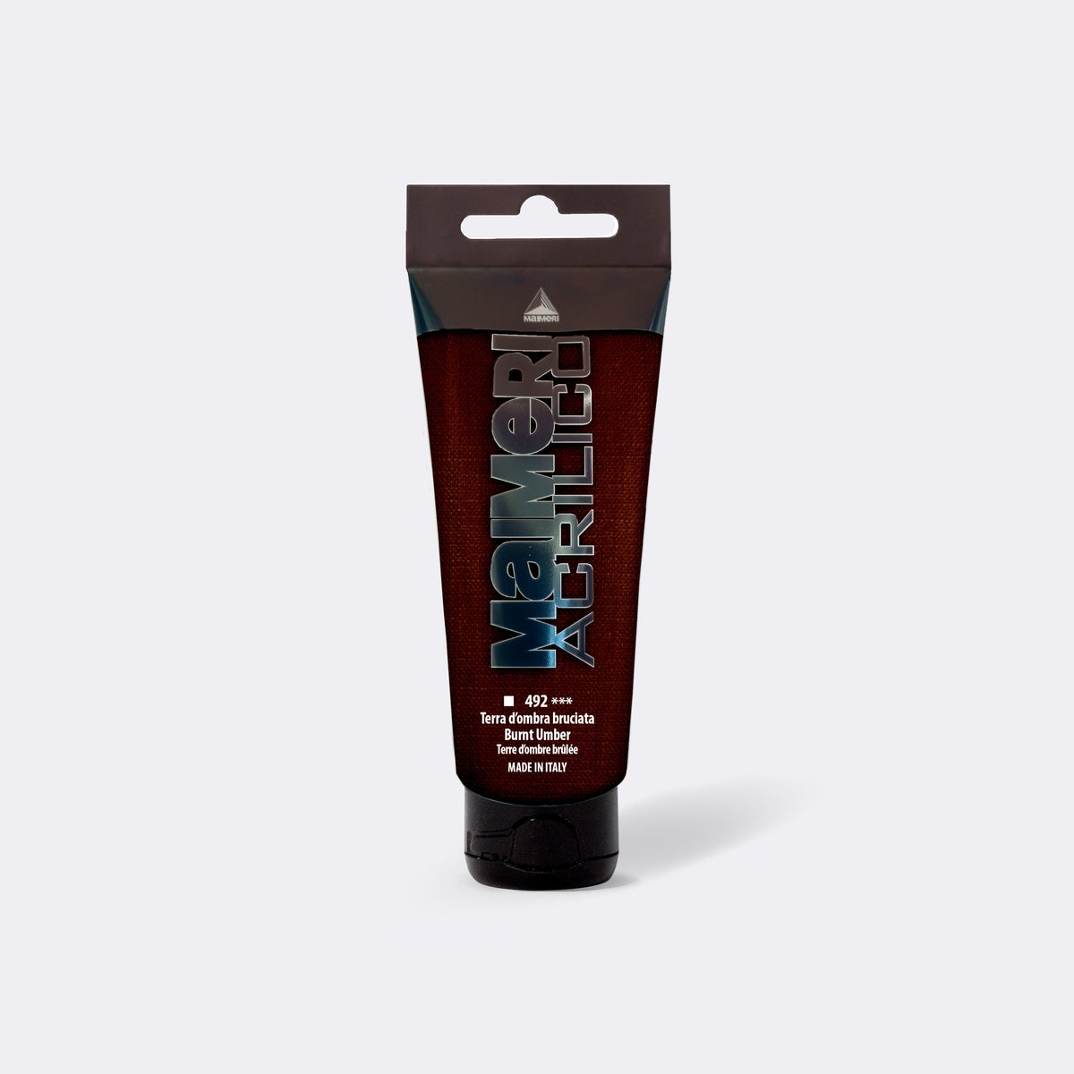 Maimeri Acrilico acrylverf, tube 200 ml – Gebrande omber