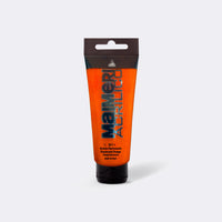 Maimeri Acrilico acrylverf, tube 75 ml – Fluorescerend oranje