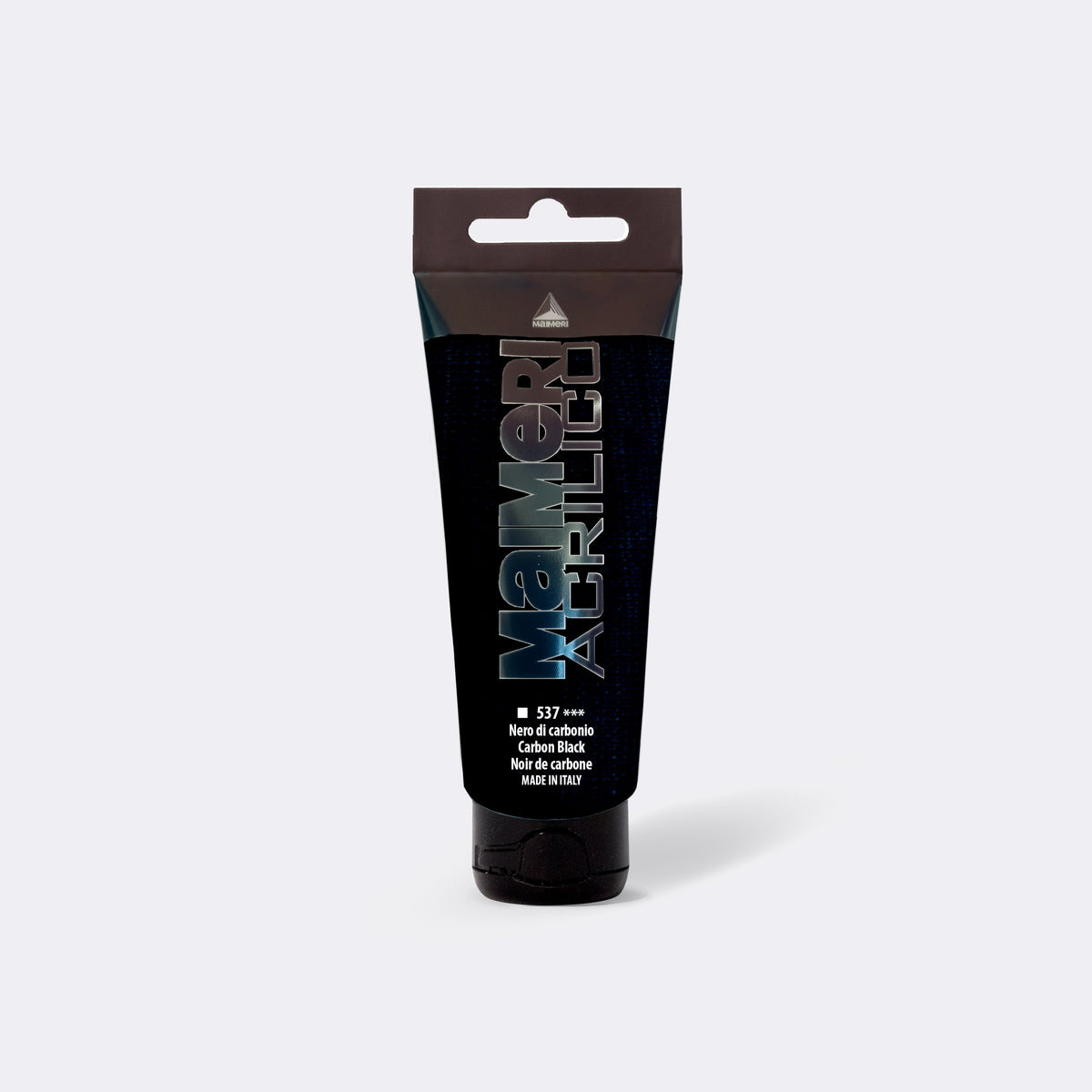 Maimeri Acrilico acrylverf, tube 75 ml – Koolzwart