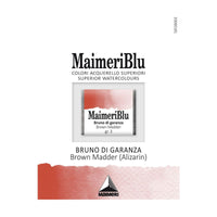 Maimeri Blu aquarelverf, half napje 1,5 ml – Alizarinekarmozijn bruin