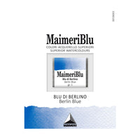 Maimeri Blu aquarelverf, half napje 1,5 ml – Berlijns blauw