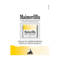 Maimeri Blu aquarelverf, half napje 1,5 ml – Cadmiumgeel middel