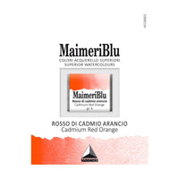 Maimeri Blu aquarelverf, half napje 1,5 ml – Cadmiumroodoranje