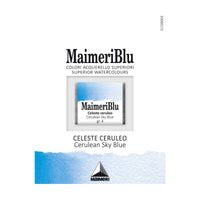 Maimeri Blu aquarelverf, half napje 1,5 ml – Ceruleum hemelsblauw