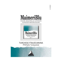 Maimeri Blu aquarelverf, half napje 1,5 ml – Ftalocyanine turkoois